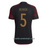 Camiseta de fútbol Alemania Thilo Kehrer 5 Segunda Equipación Mundial 2022 - Hombre